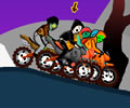 Corrida de zumbis em motocross