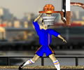 Fazendo cestas no basquete de rua
