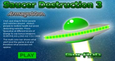 Saucer Destruction 3 - Jogo de destruição